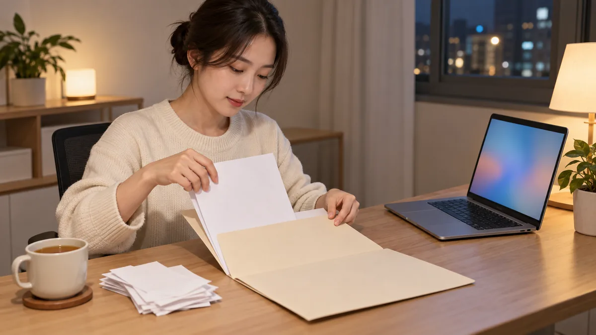 전세대출 원리금 상환액 소득공제를 연말정산 서류로 정리하는 직장인